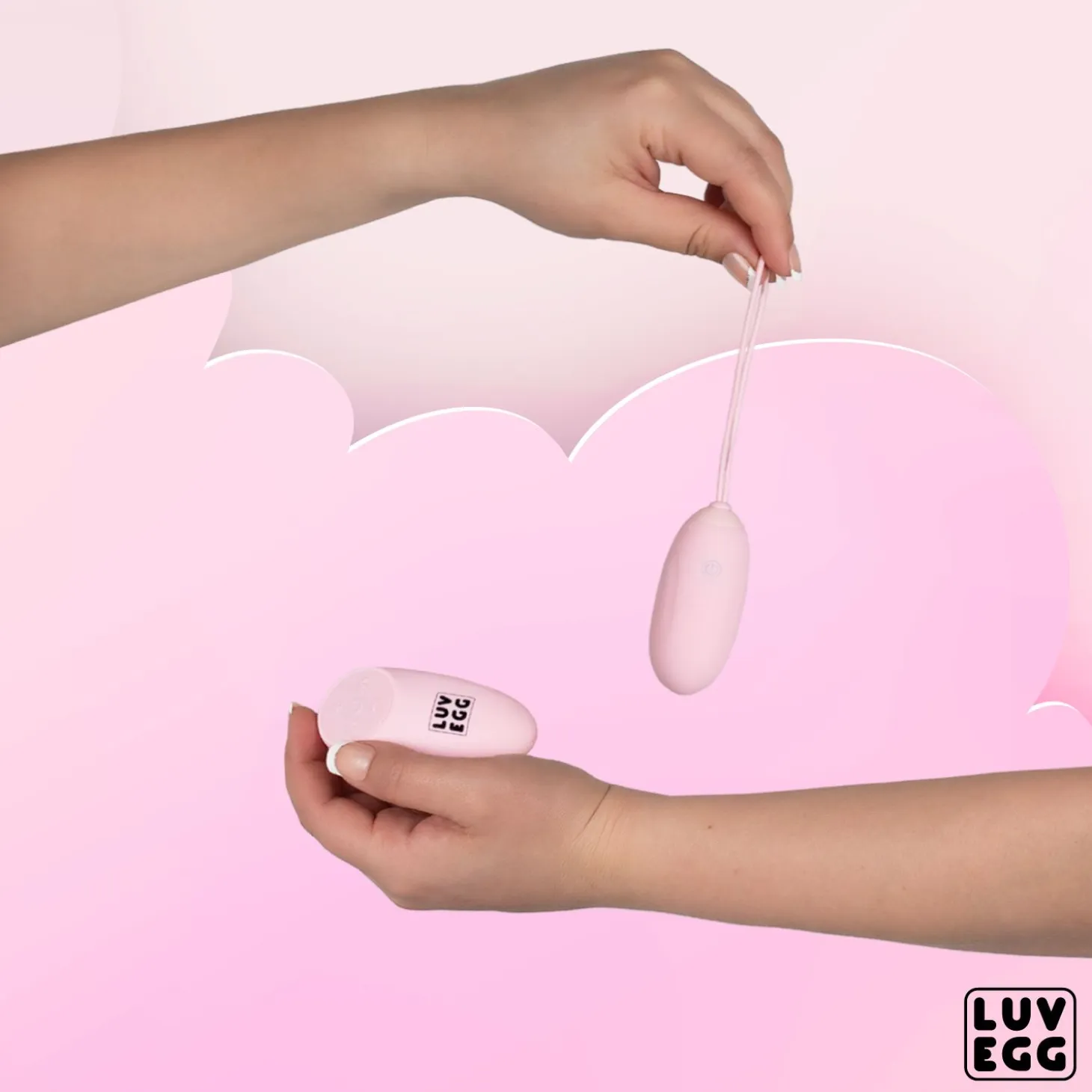 LUV EGG - Œuf Vibrant avec télécommande - Rose