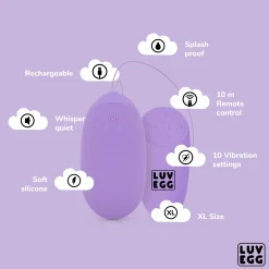 Luv Egg XL - Violet