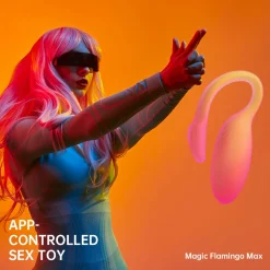 Magic Motion - Flamingo Max Œuf Vibrant & Entraîneur Kegel en Un - Orange