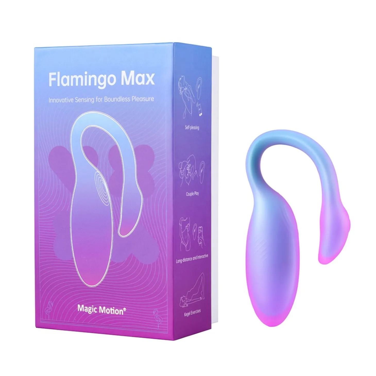 Magic Motion - Magic Flamingo Max Œuf Vibrant - Bleu