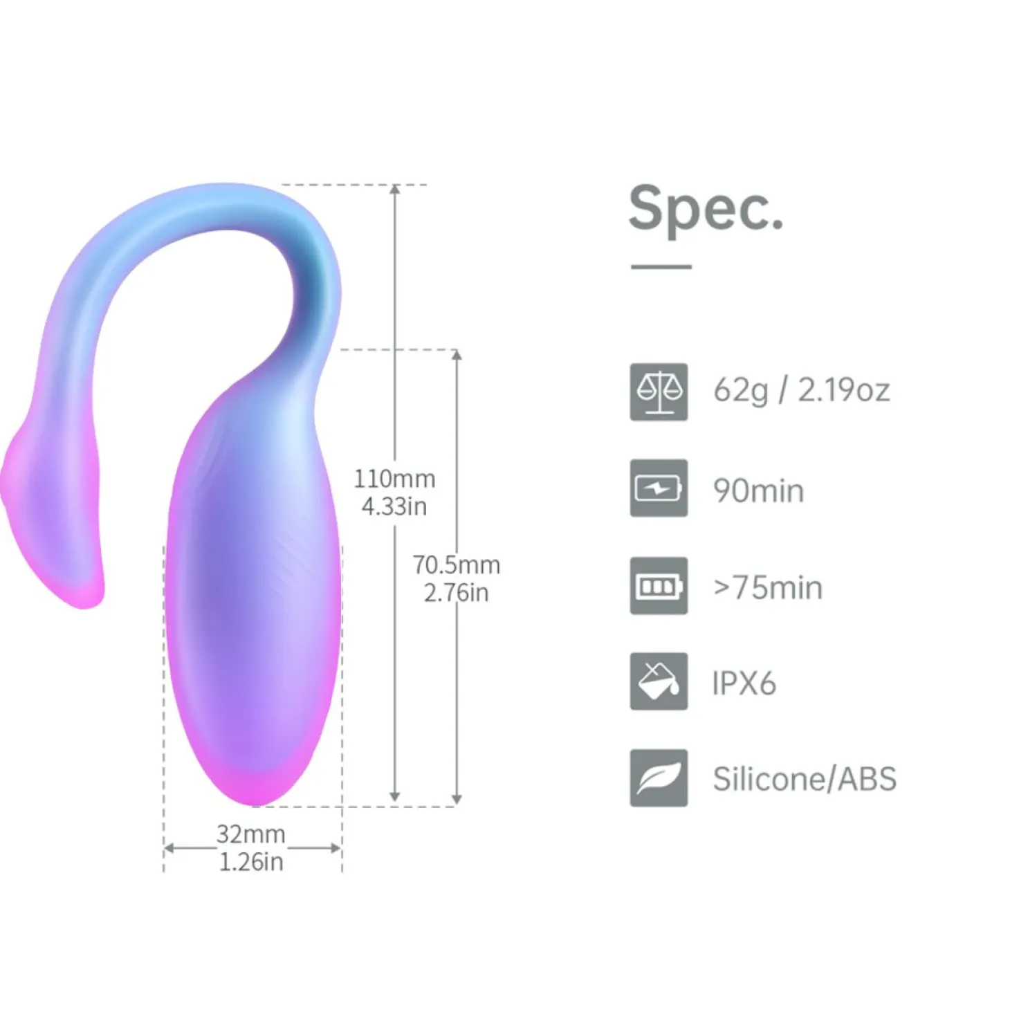 Magic Motion - Magic Flamingo Max Œuf Vibrant - Bleu