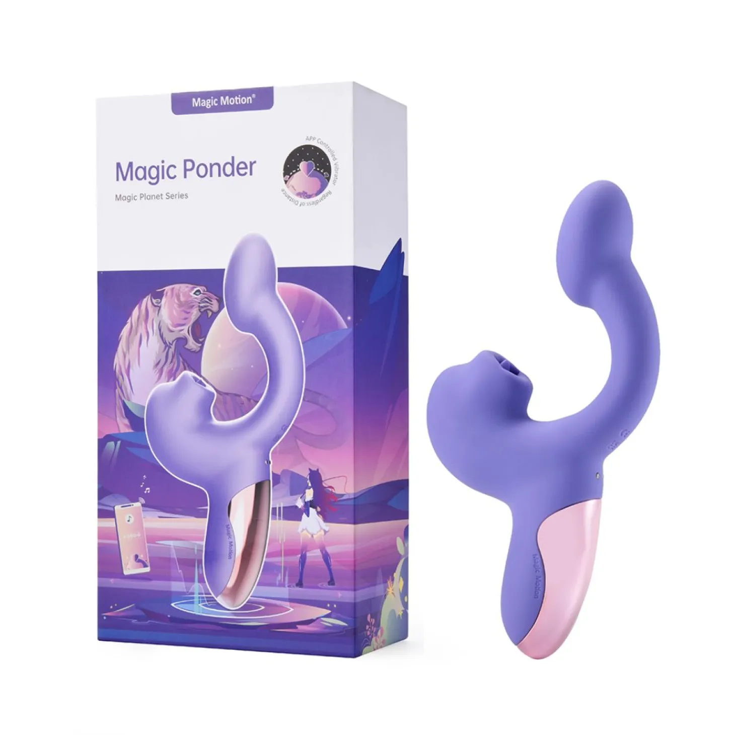 Magic Motion – Magic Ponder Vibromasseur Léchage & Point G – Violet