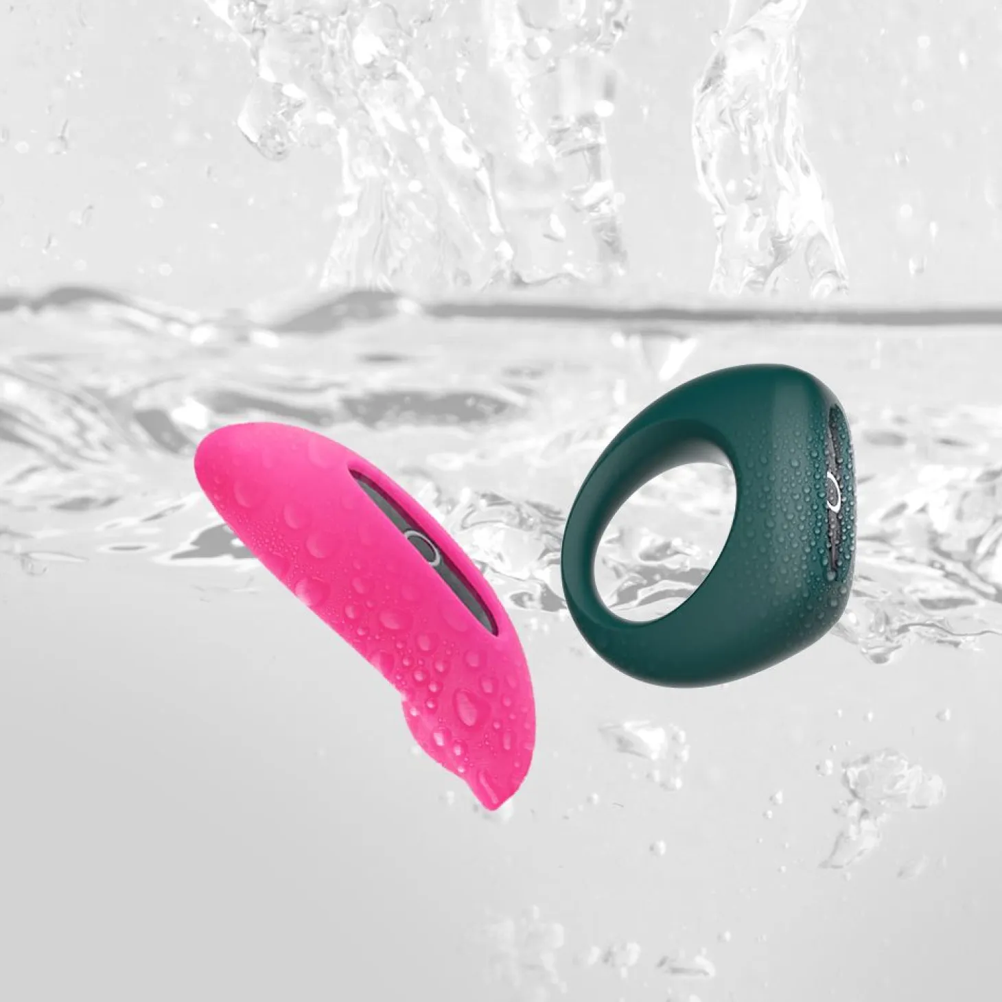 Magic Motion - Pack cockring et stimulateur clitoridien avec Télécommande - Rose/Vert
