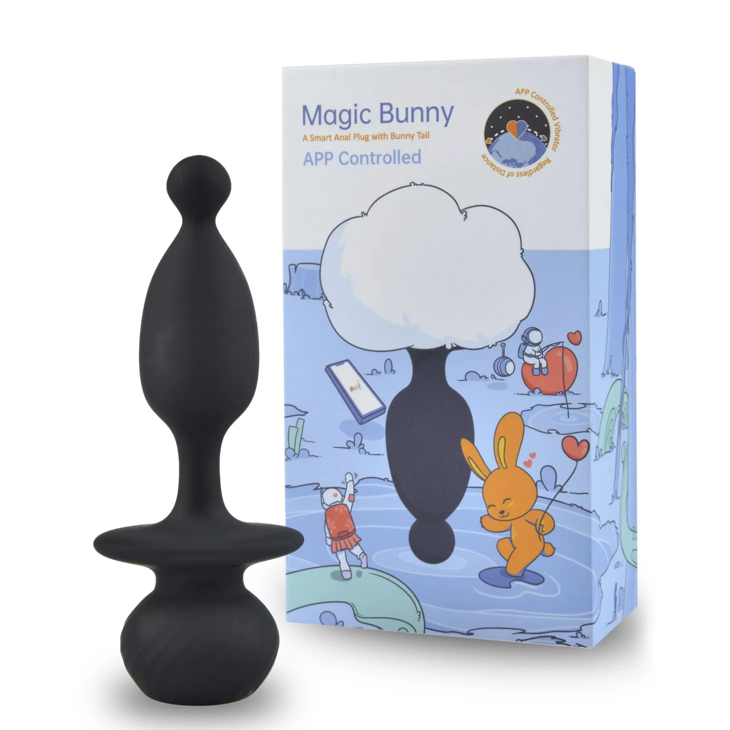 Magic Motion - Plug anal vibrant en forme de queue de lapin connecté
