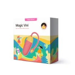 Magic Motion - Œuf vibrant connecté Vini - Corail/Jaune