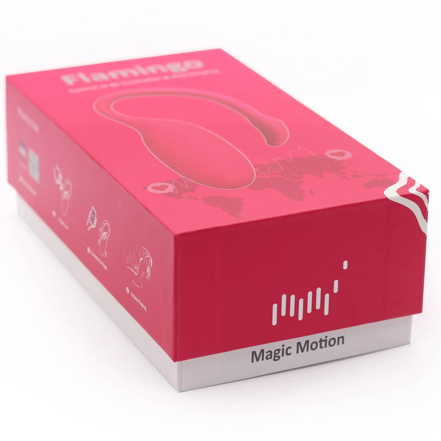 Magic Motion - Œuf vibrant flamand rose