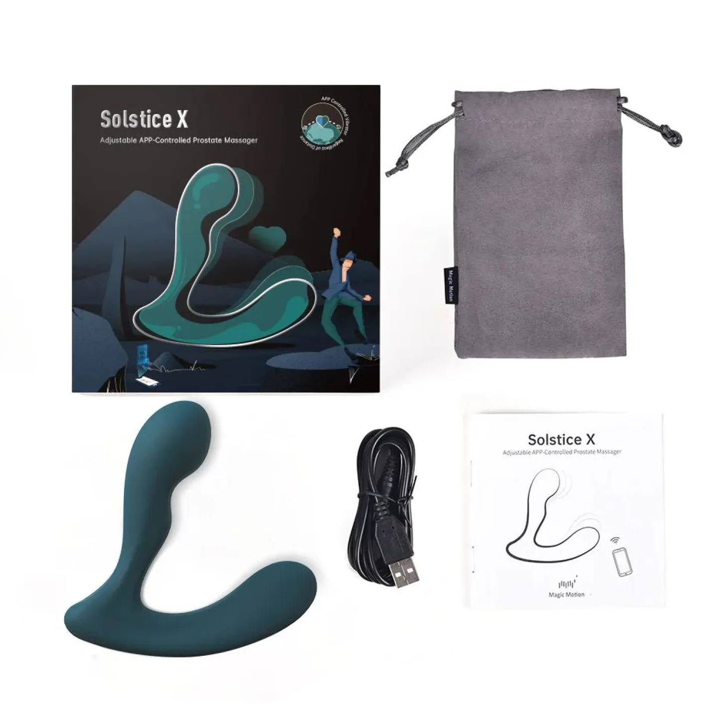 Magic Motion - Vibromasseur Prostate Solstice - Vert