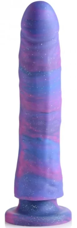 Magic Stick Godemiché en silicone avec paillettes - 24 cm