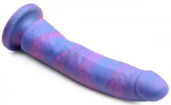 Magic Stick Godemiché en silicone avec paillettes - 24 cm