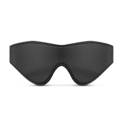 Masque pour les yeux en similicuir - Noir