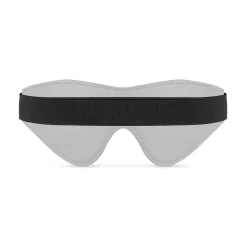 Masque pour les yeux en similicuir - Noir