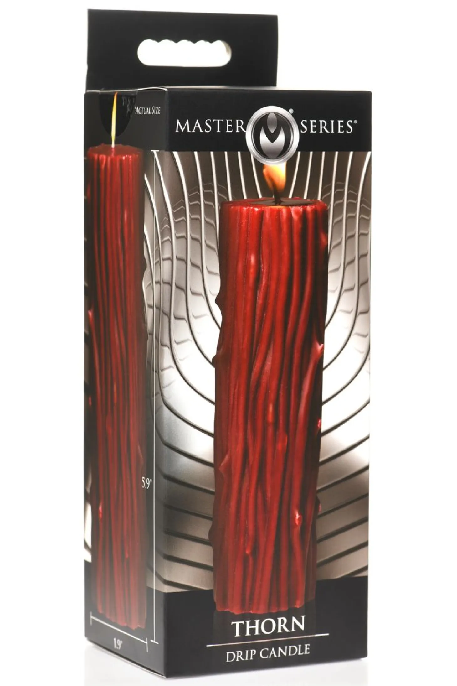 Master Series - Bougie à Gouttelettes d'Épines - Rouge