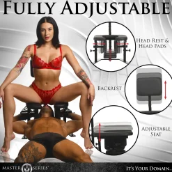 Master Series - Pleasure Throne Oral Sex Chair