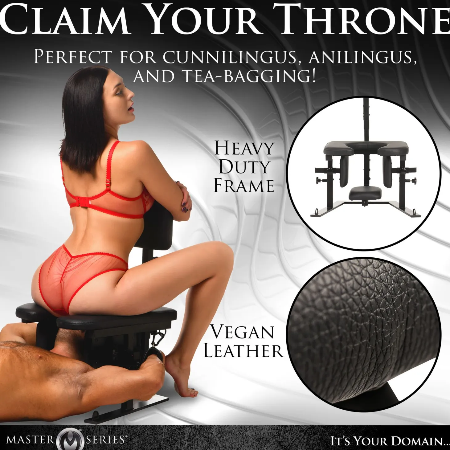 Master Series - Pleasure Throne Oral Sex Chair
