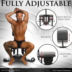 Master Series - Pleasure Throne Oral Sex Chair