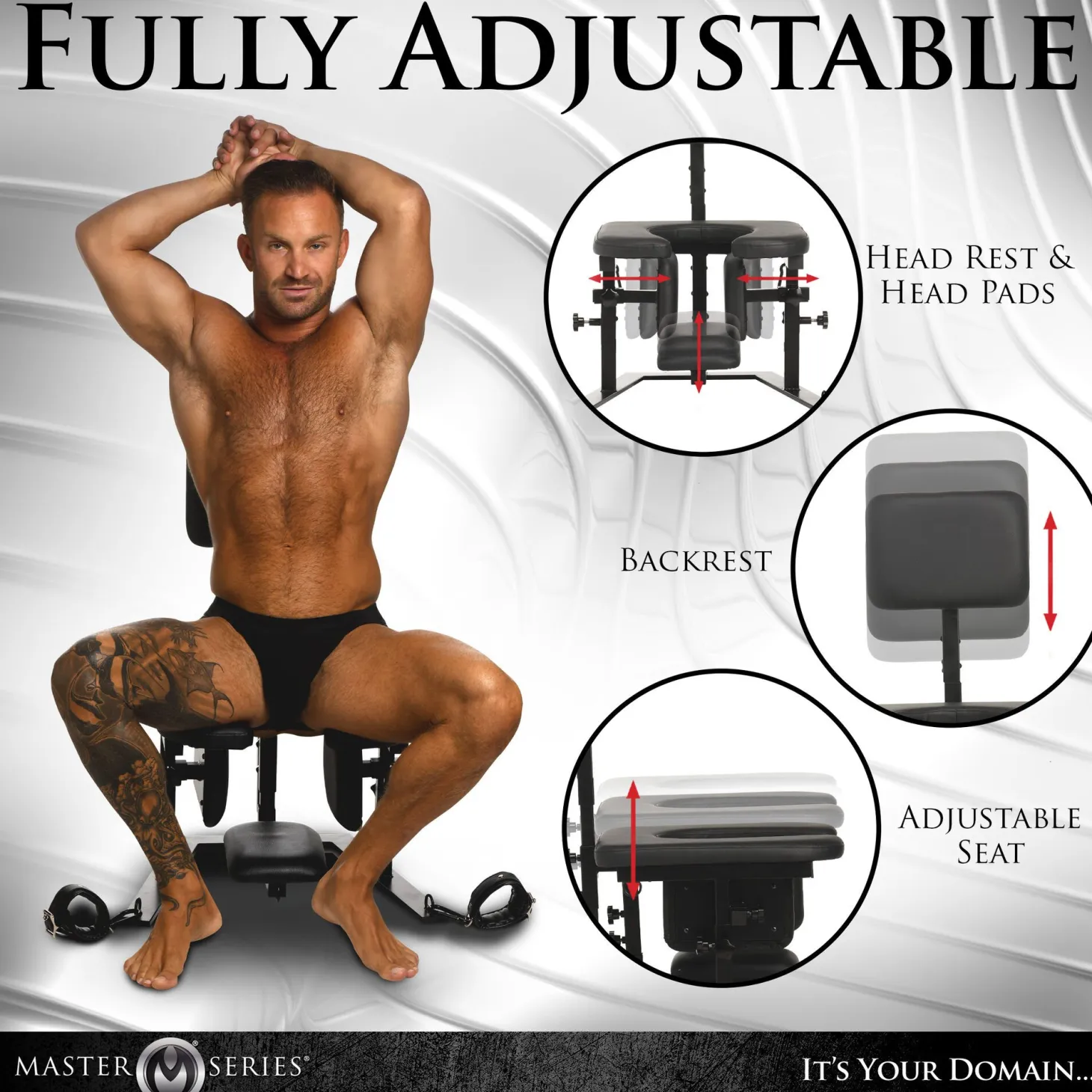 Master Series - Pleasure Throne Oral Sex Chair