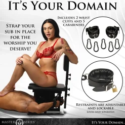 Master Series - Pleasure Throne Oral Sex Chair