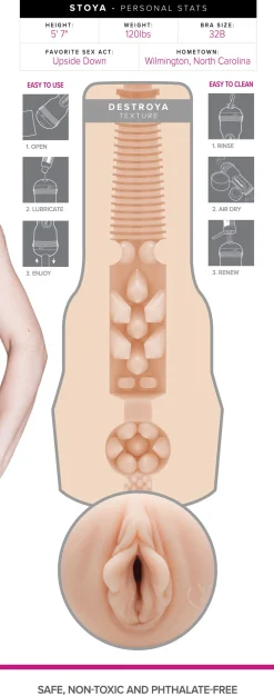 Masturbateur Fleshlight - Stoya Destroya - Beige