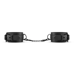 Menottes de Cheville en Similicuir - Noir