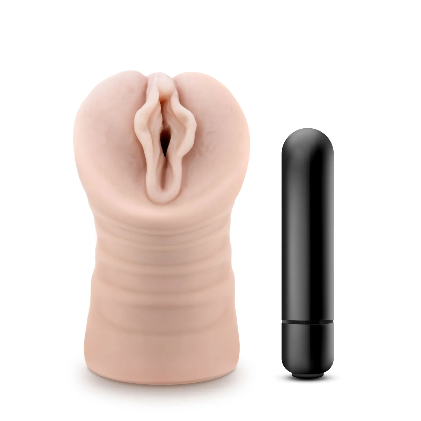 M for Men - Masturbateur Ashley avec vibromasseur bullet - Vagin