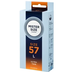 MISTER.SIZE - L Préservatifs Ultra Fins - 10 Pièces