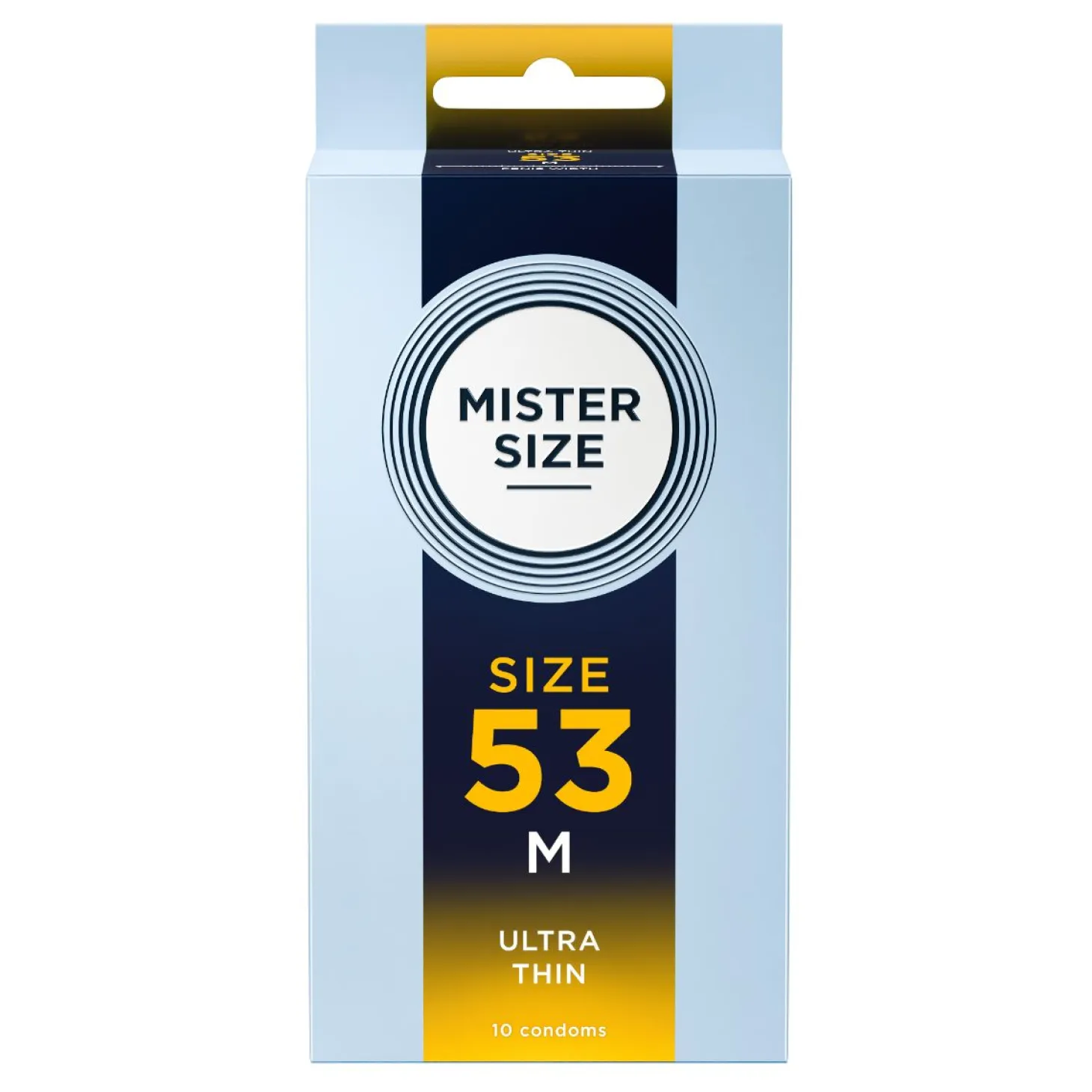 MISTER.SIZE - M Préservatifs Ultra Fins - 10 Pièces
