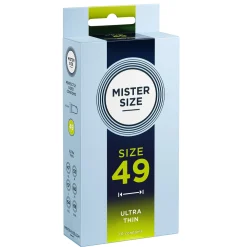 MISTER.SIZE - S Préservatifs Ultra Fins - 10 Pièces