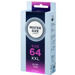 MISTER.SIZE - XXL Préservatifs Ultra Fins - 10 Pièces