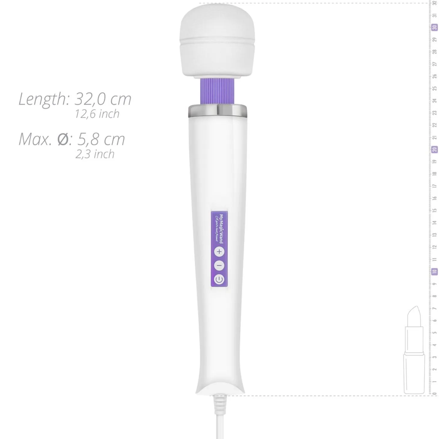 MyMagicWand - Masseur vibrant et stimulateur clitoridien - Violet