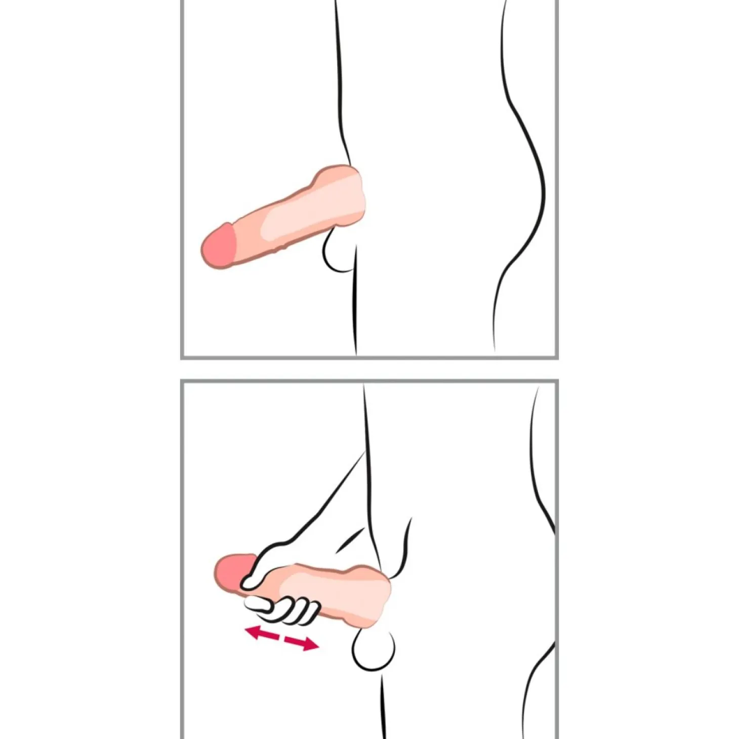 Nature Skin - Extension + Masturbateur 2-en-1 - 22 cm