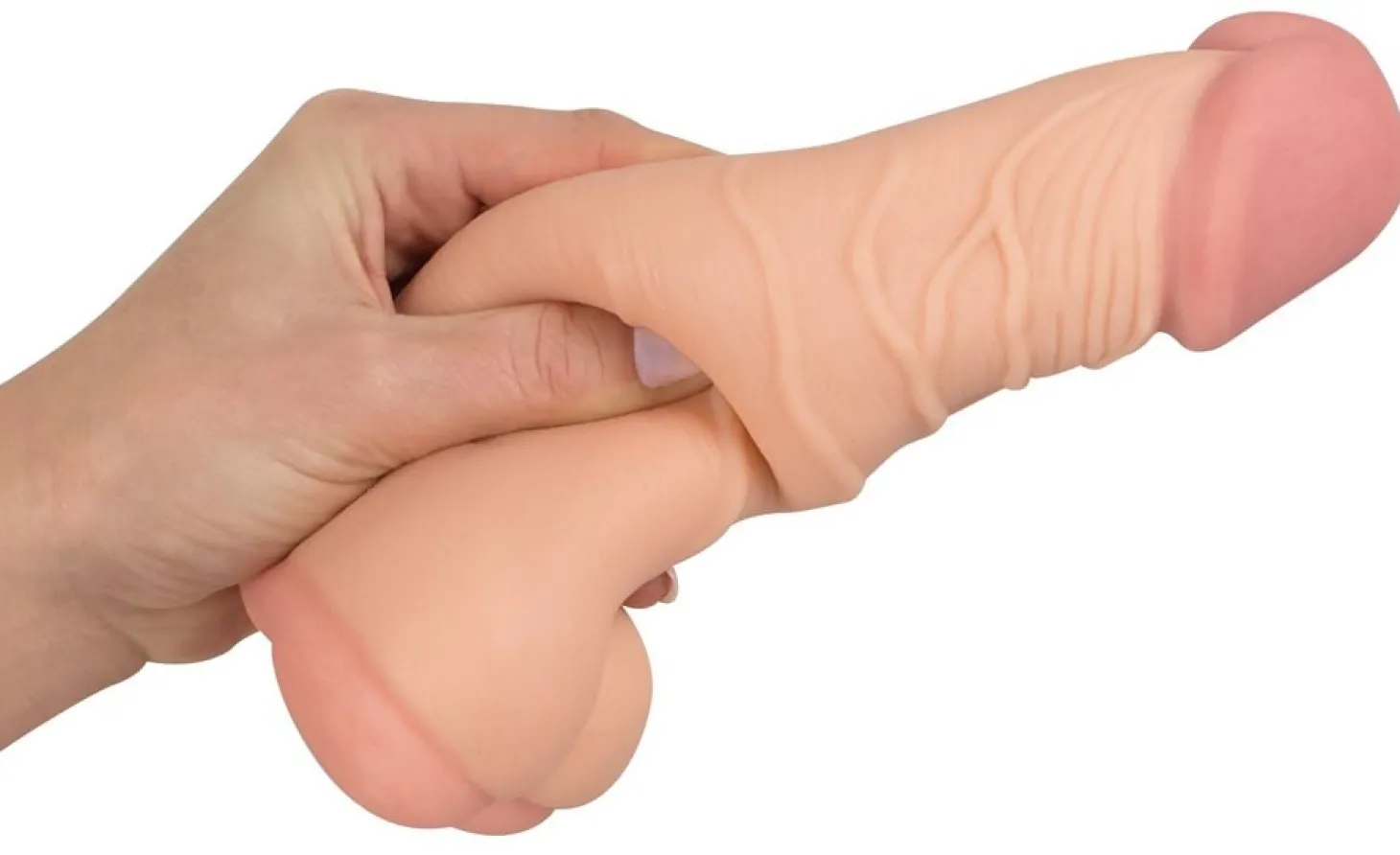 Nature Skin - Extension pour Pénis et Masturbateur 2-en-1 - 21 cm