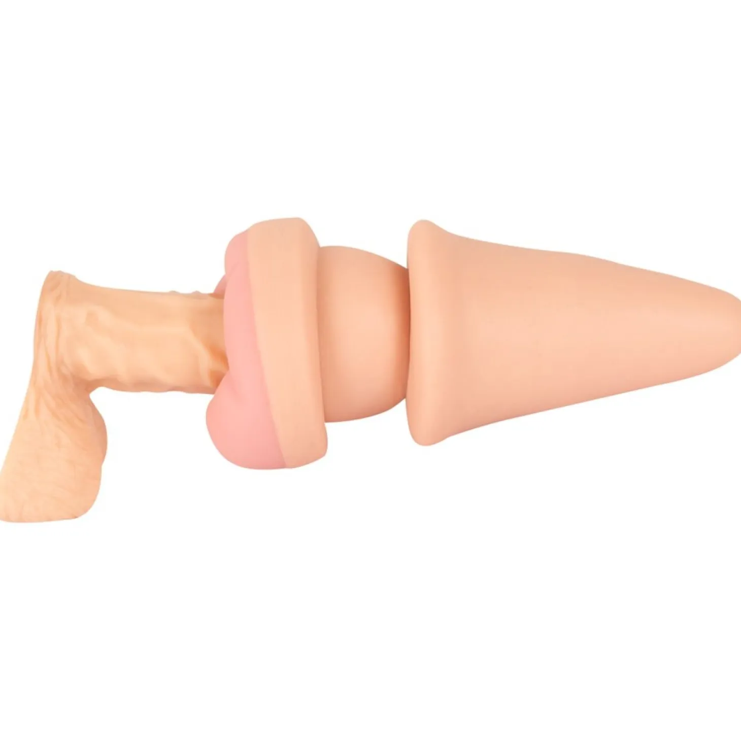 Nature Skin - Plug Anal et Extension pour Pénis 2-en-1