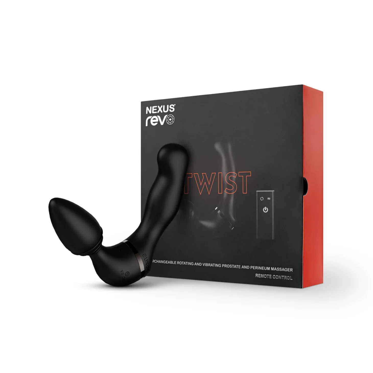 Nexus - Double vibromasseur anal et prostatique Revo Twist - Noir