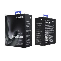 Nexus - Duo Plug Anale Débutant avec Télécommande Moyenne - Noir