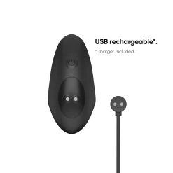Nexus - Duo Plug Anale Débutant avec Télécommande Moyenne - Noir