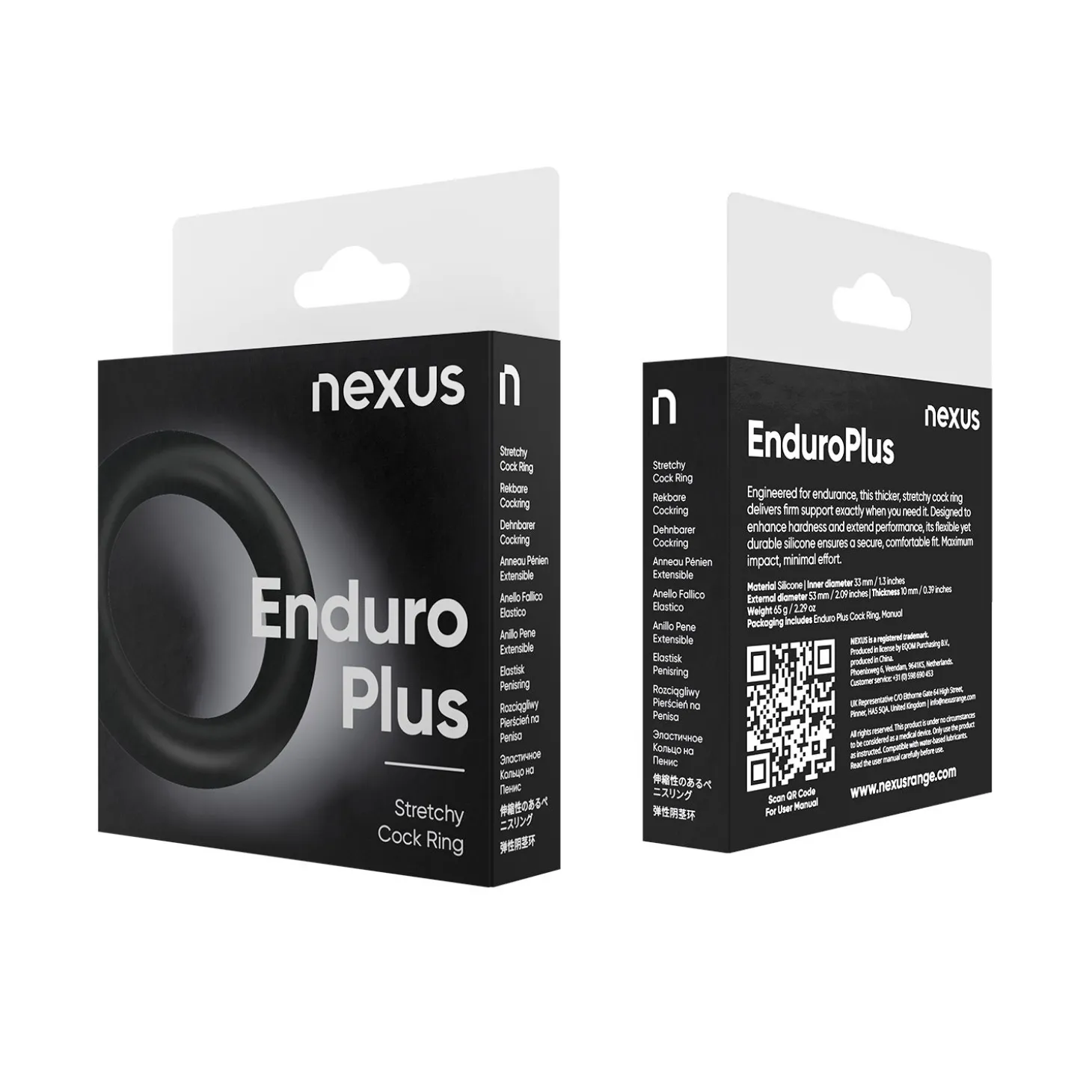 Nexus - Enduro Plus Anneau pénien en silicone