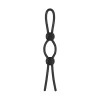 Nexus Forge - Anneau de Pénis Double Réglable - Noir