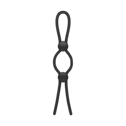 Nexus Forge - Anneau de Pénis Double Réglable - Noir