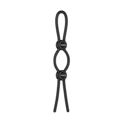 Nexus Forge - Anneau de Pénis Double Réglable - Noir