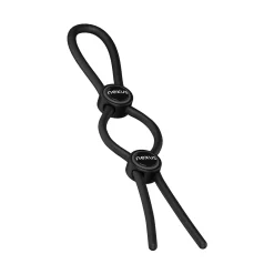 Nexus Forge - Anneau de Pénis Double Réglable - Noir