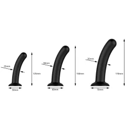 Nexus - Set Dilatateurs Dildos Anaux en Silicone - Noir