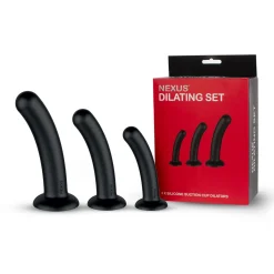 Nexus - Set Dilatateurs Dildos Anaux en Silicone - Noir