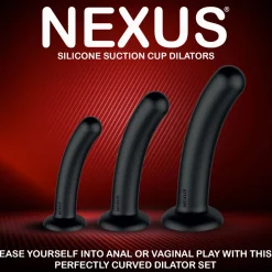 Nexus - Set Dilatateurs Dildos Anaux en Silicone - Noir