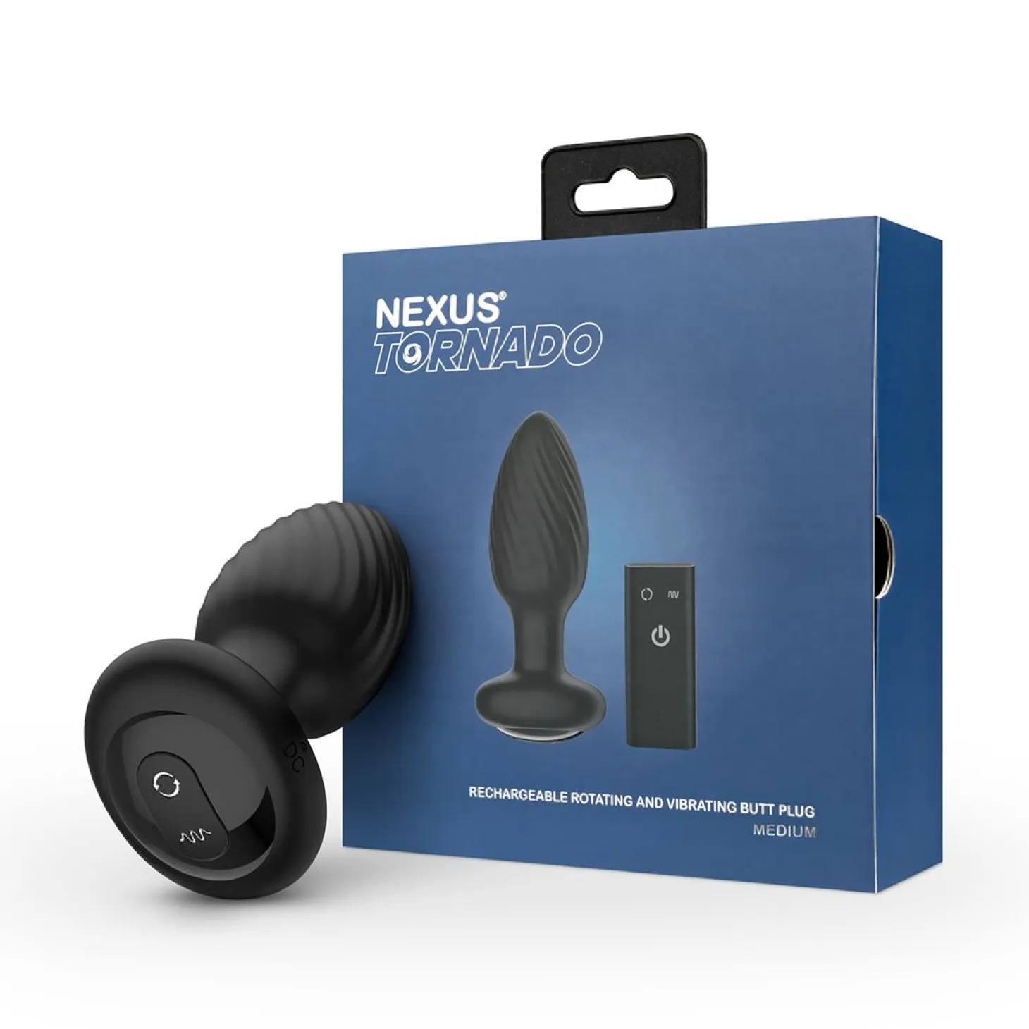 Nexus - Tornado Plug Anal Rotatif Avec Télécommande - M