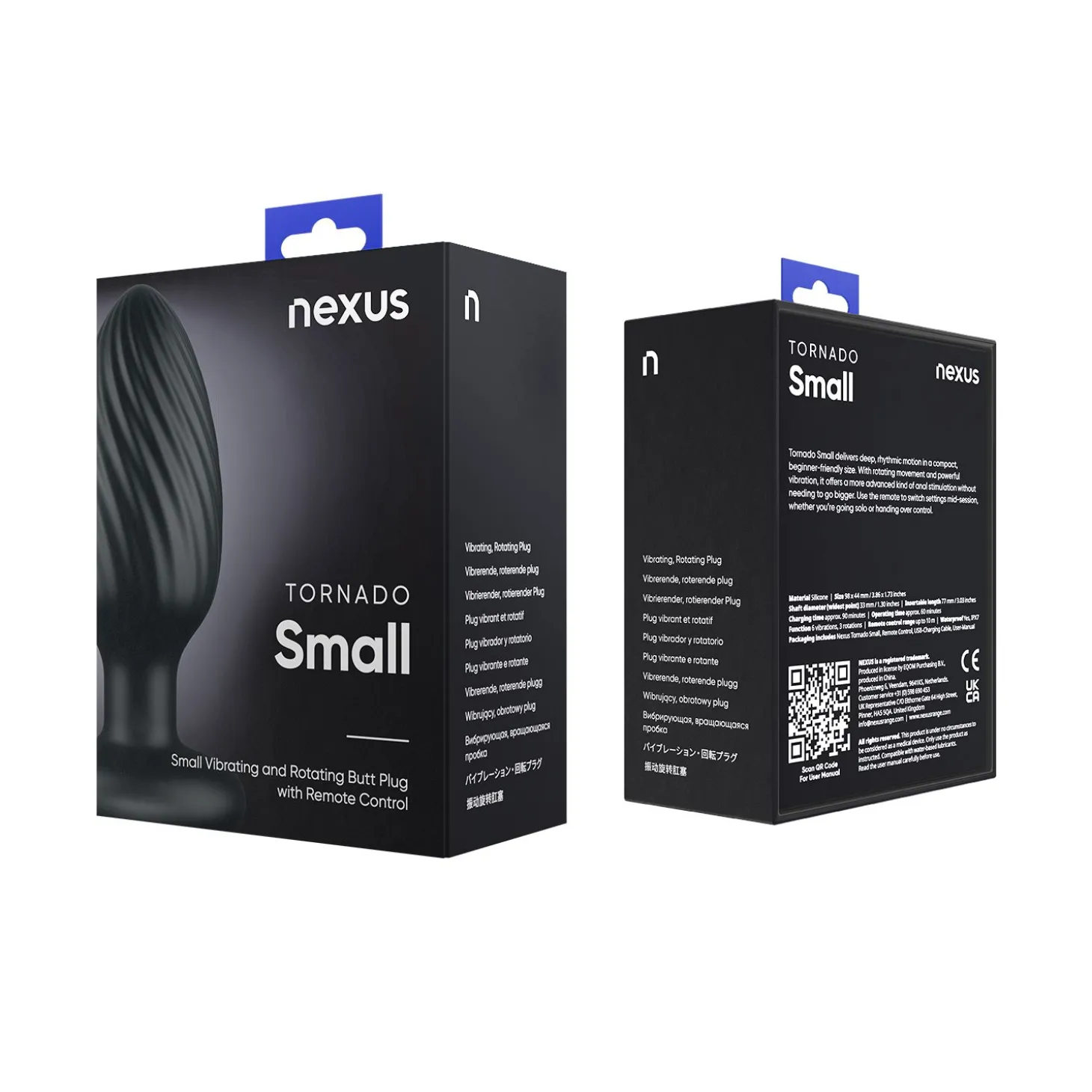 Nexus - Tornado Plug Anal Rotatif Avec Télécommande - S