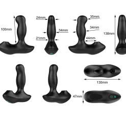 Nexus - Vibromasseur prostatique à air pulsé - Noir