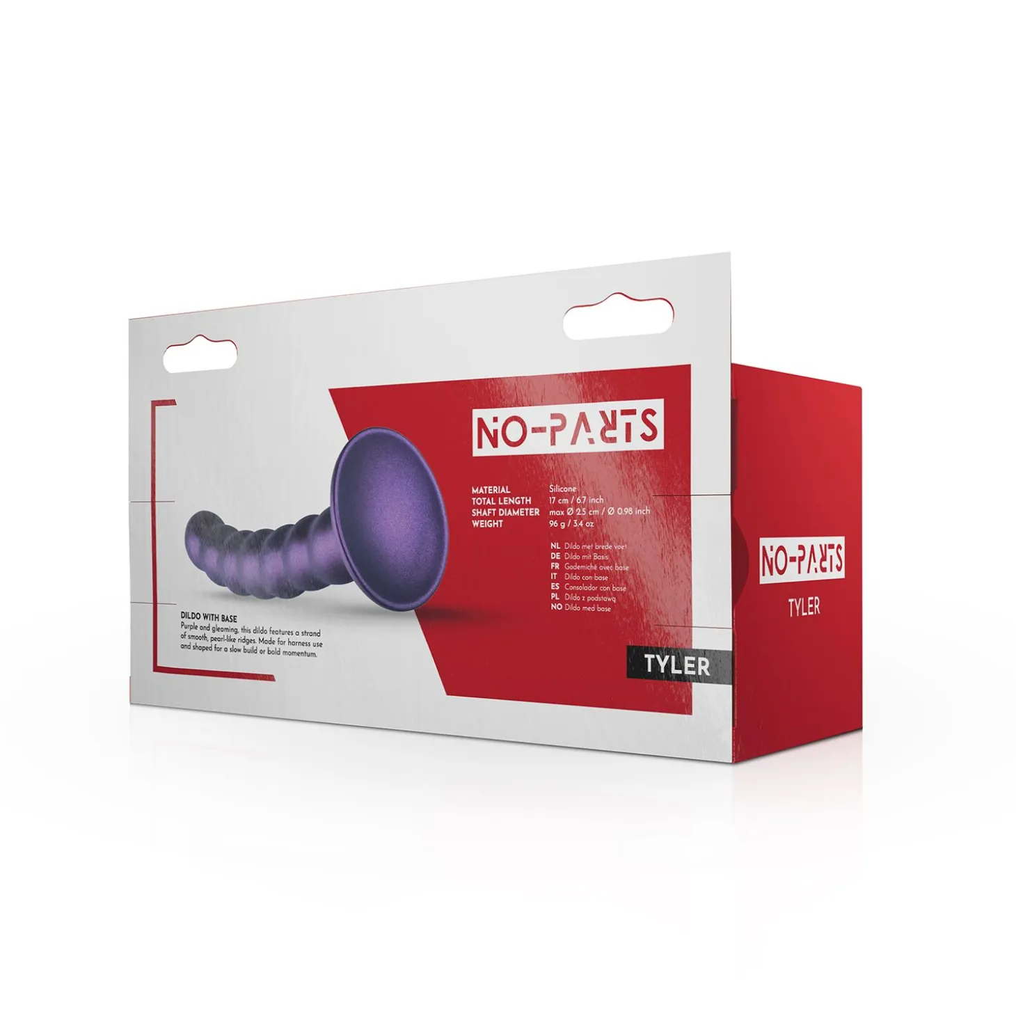 No-Parts - Gode pour Pegging - Violet Métallique