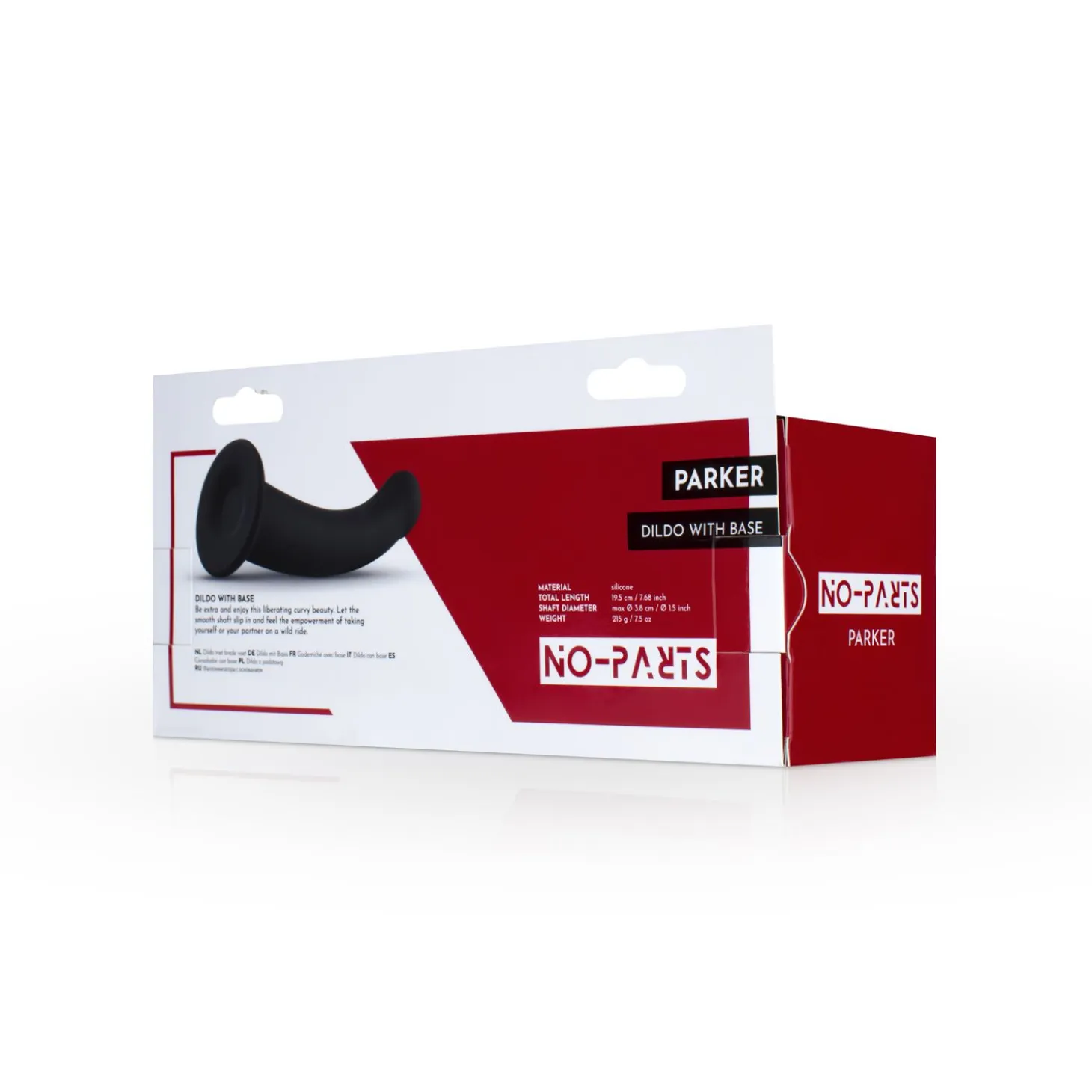 No-Parts - Parker Godemiché 19,5 cm - Noir