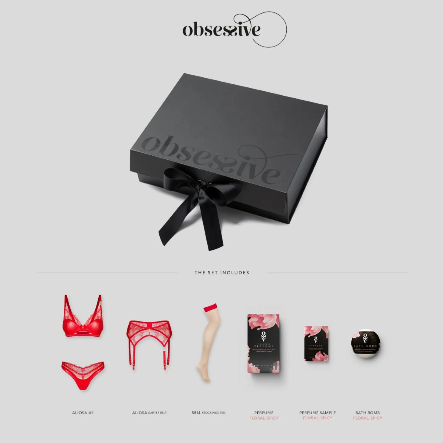 Obsessive – Aliosa Coffret Cadeau – Rouge