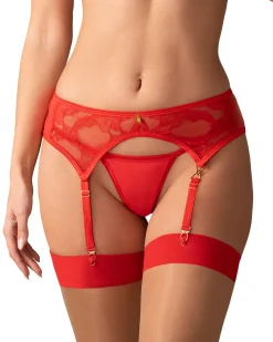 Obsessive - Aliosa Porte-Jarretelles - Rouge
